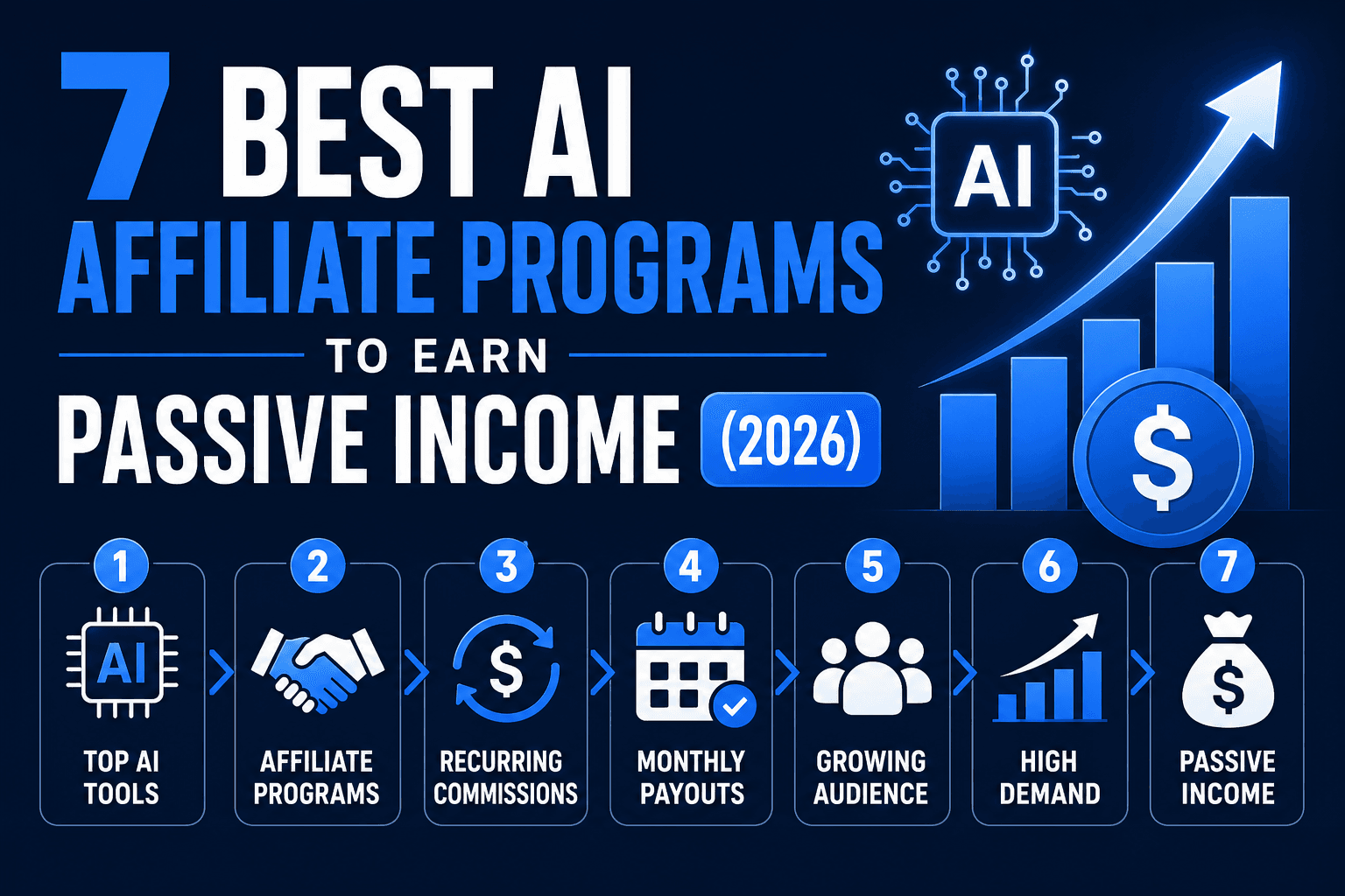 7 Best AI Affiliate Programs to Earn Passive Income (2026)