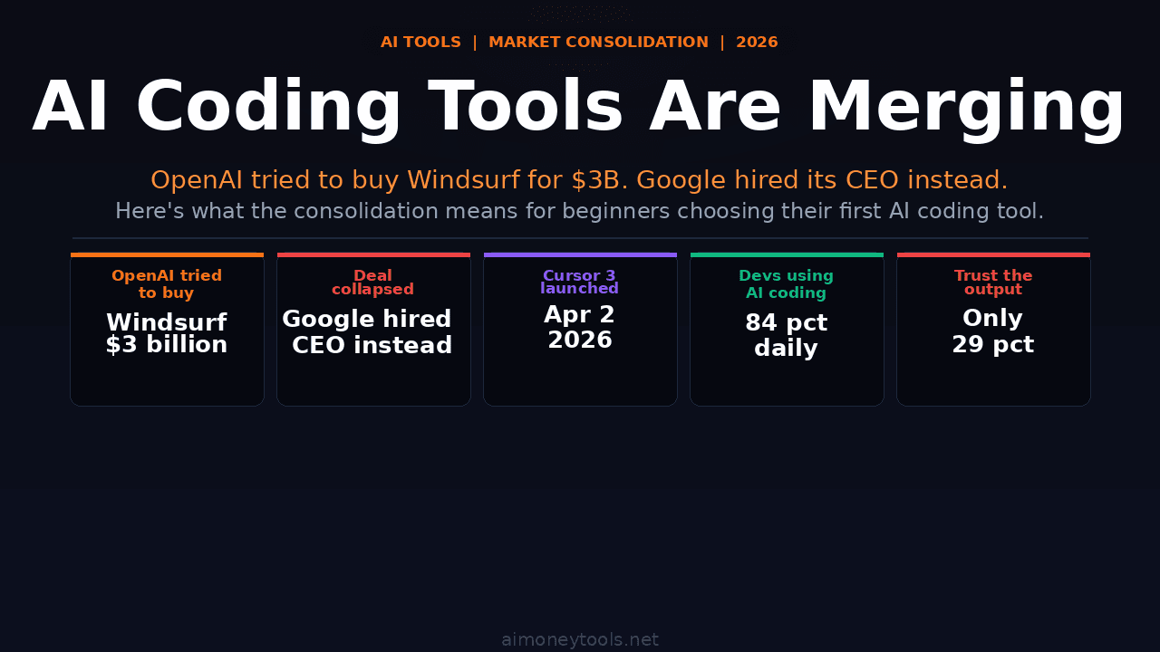 AI Coding Tools Are Merging: What It Means for Beginners in 2026