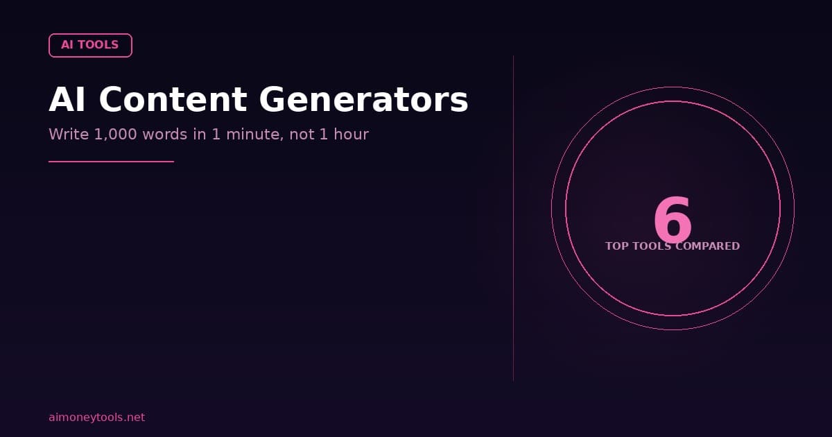 Best AI Content Generator Tools 2026: Text-to-Content in Seconds
