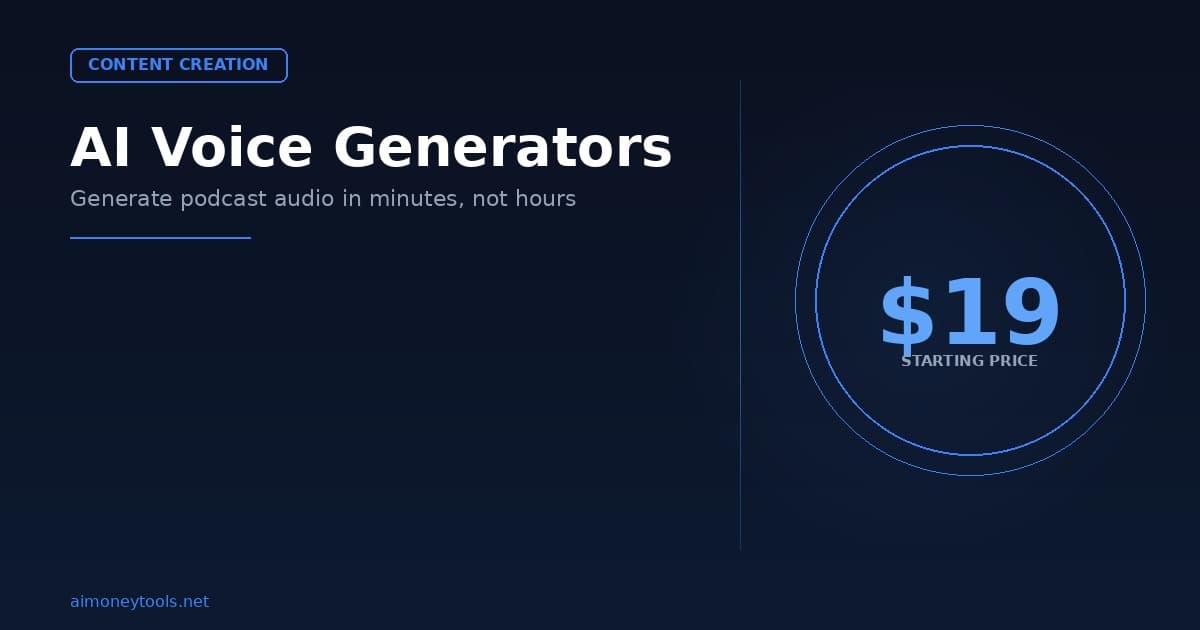 Best AI Voice Generators for Podcasts in 2026: Text to Speech Tools Reviewed