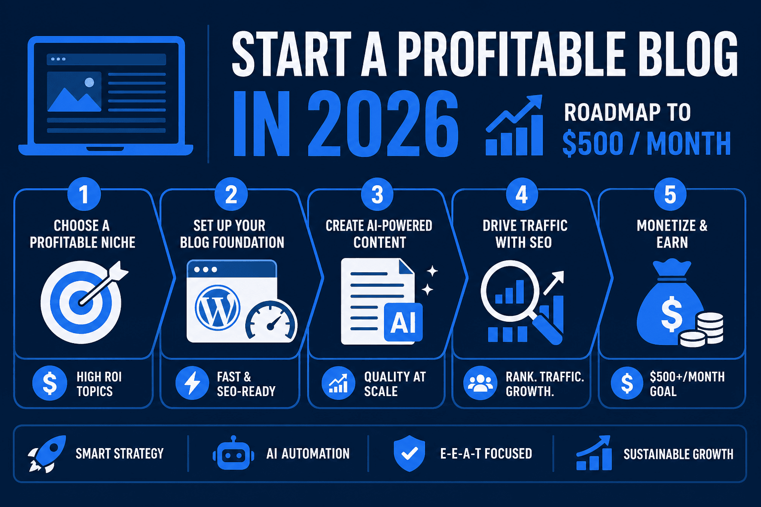 Beginner Blogger Guide: Start a Profitable Blog in 2026