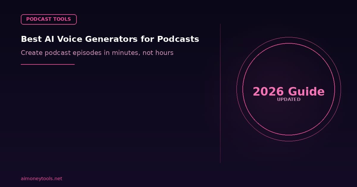 Best AI Voice Generators for Podcasts in 2026: Complete Beginner's Guide