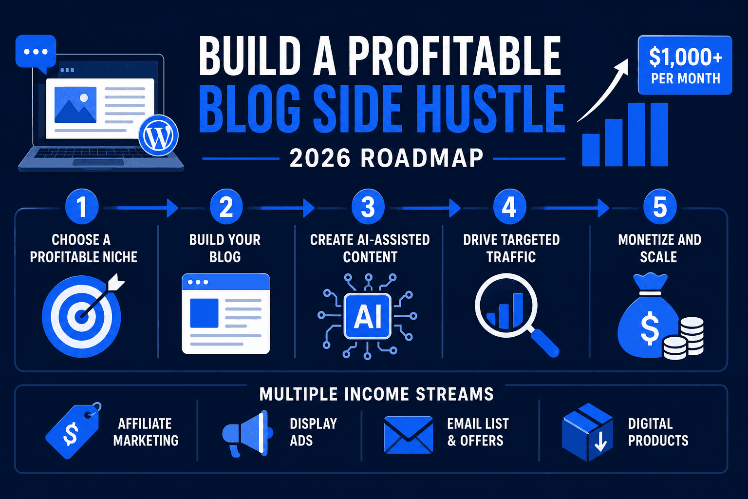How to Build a Profitable Blog Side Hustle in 2026