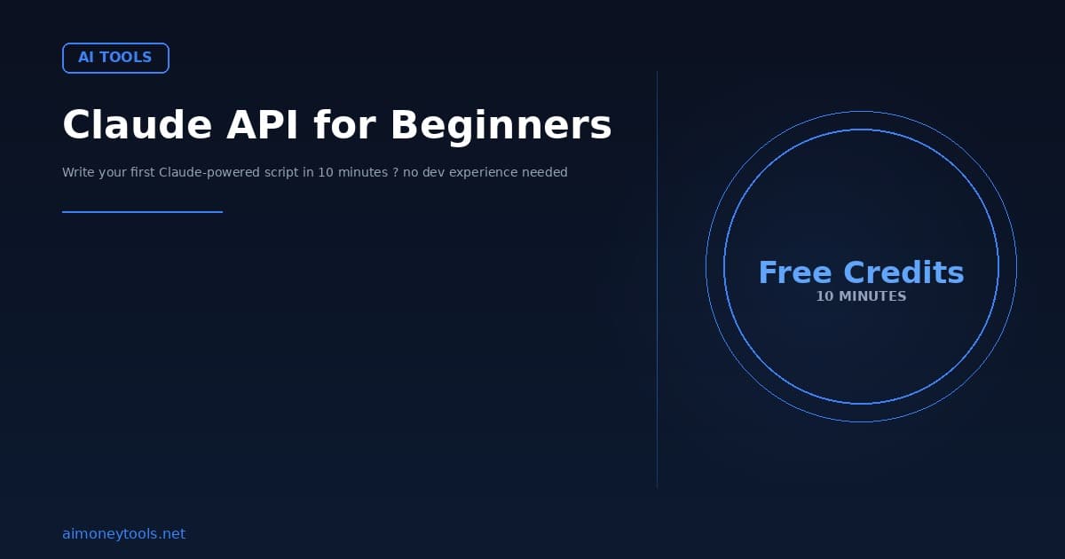 Claude API Tutorial for Beginners: Your First Script in 10 Minutes