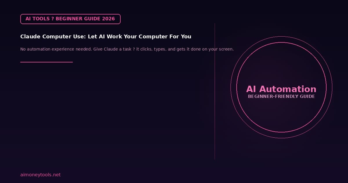 How to Use Claude Computer Use: A Beginner's Guide (2026)