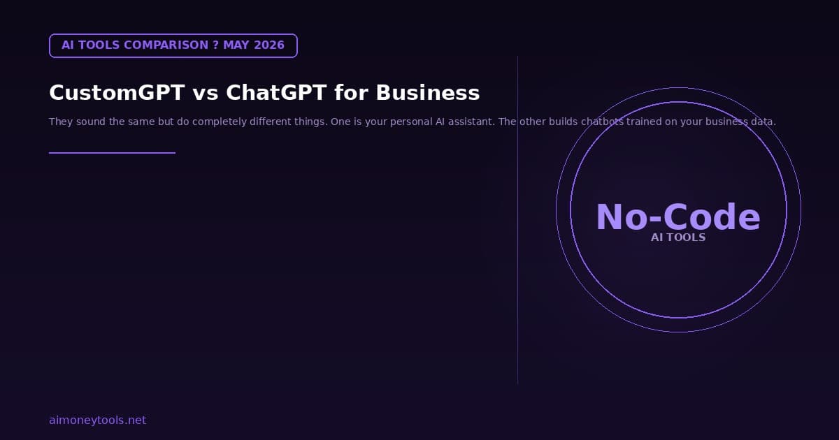 CustomGPT vs ChatGPT for Business: Which One Should You Actually Use?