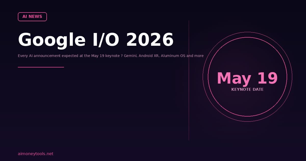 Google I/O 2026: Every AI Announcement to Expect (May 19 Preview)