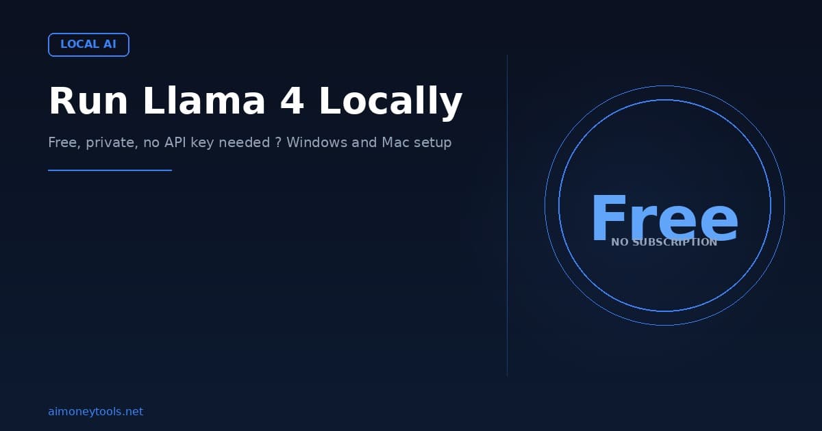 How to Install Llama 4 Locally: Step-by-Step for Windows and Mac