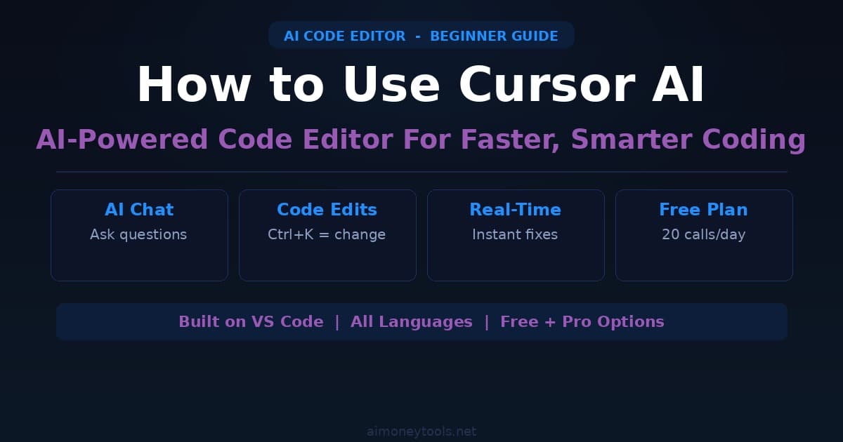 How to Use Cursor AI: Complete Beginner's Guide (Step-by-Step Setup)