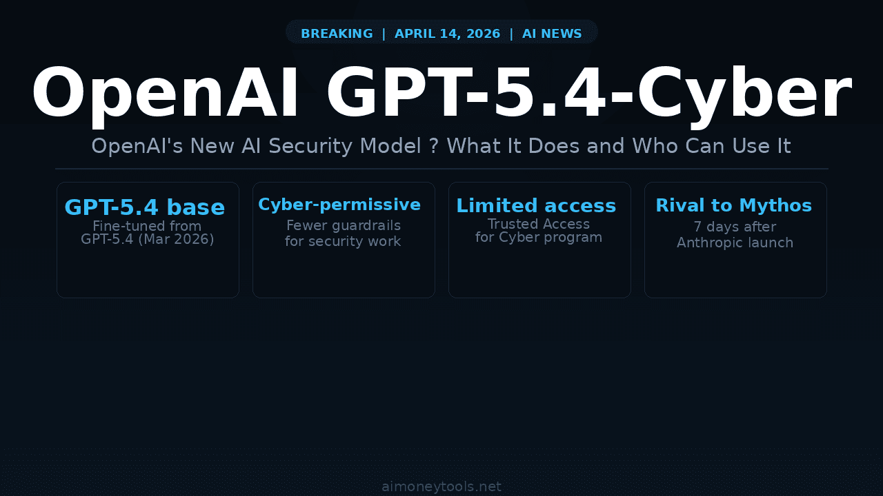 OpenAI GPT-5.4-Cyber: What It Is and Who Can Use It (2026)