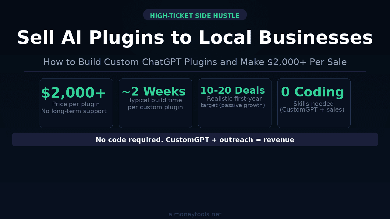 How to Build and Sell AI Plugins to Local Businesses for $2,000+ Each