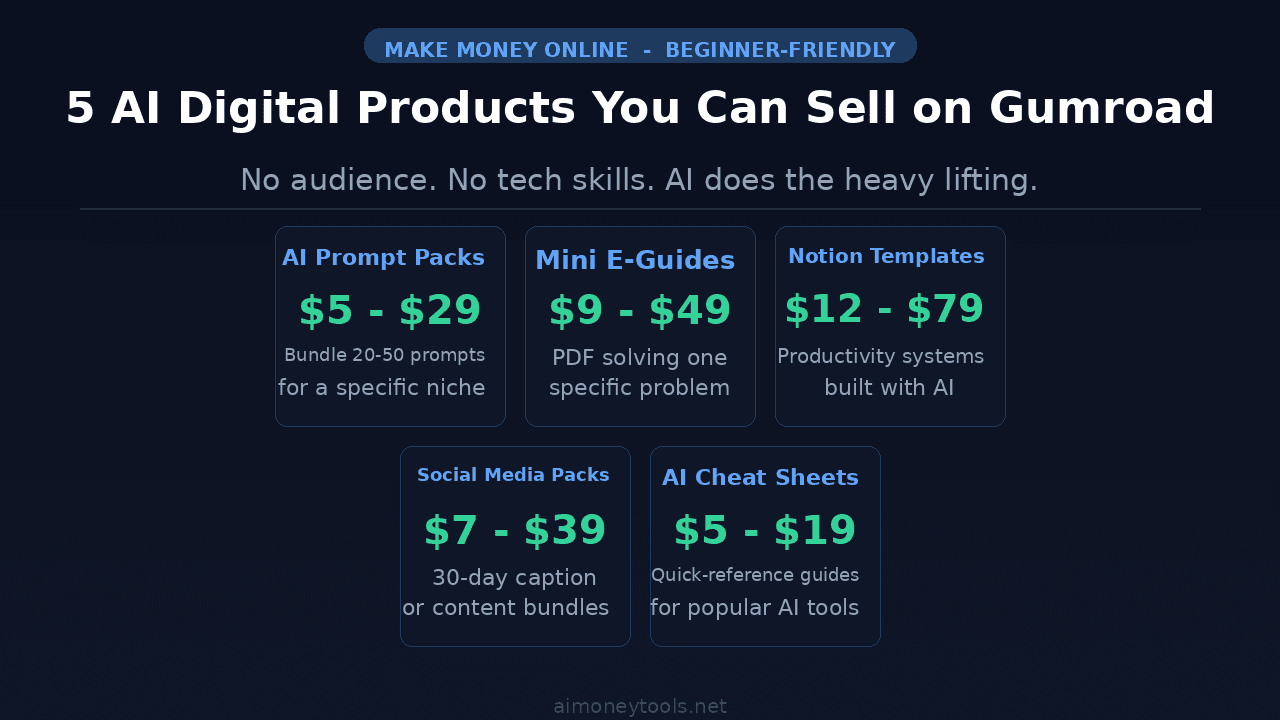 How to Sell AI-Generated Digital Products on Gumroad: A Beginner's Guide