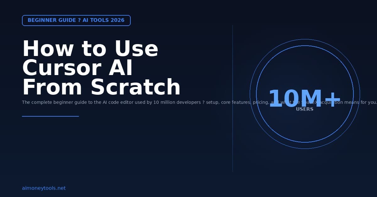 How to Use Cursor AI: A Beginner's Guide (2026)