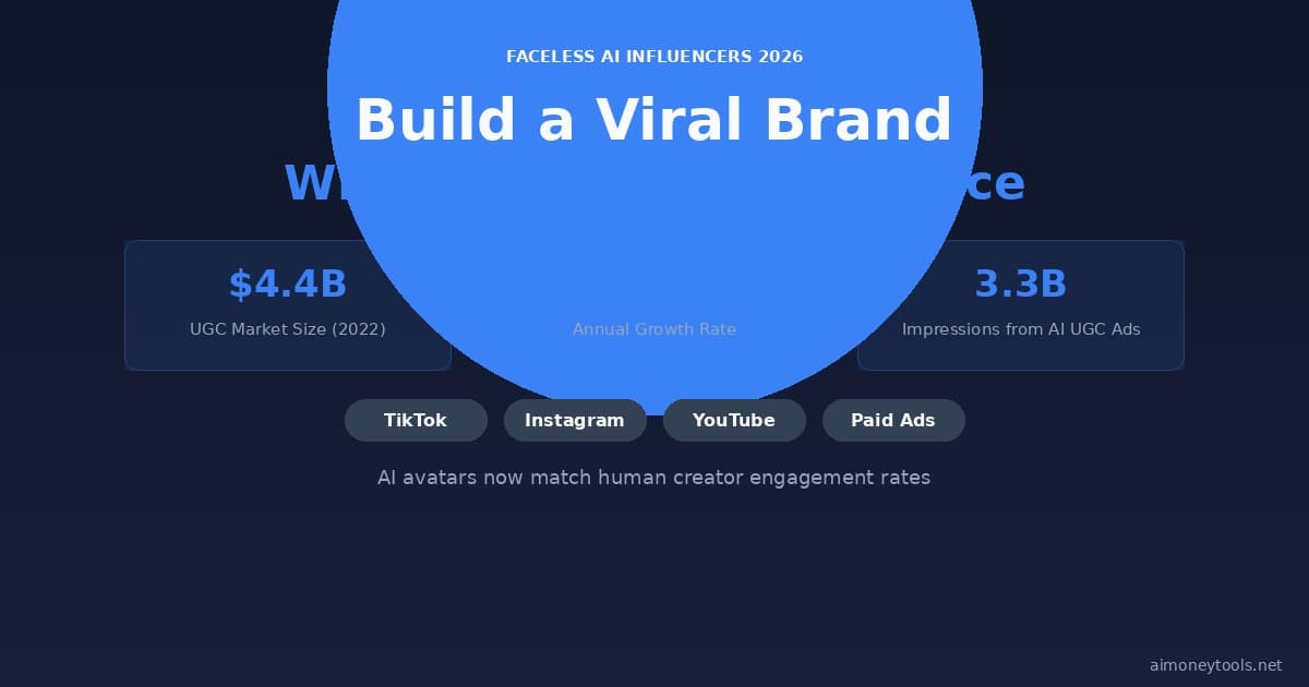 AI UGC & Faceless AI Influencers: How to Build a Viral Brand Without Showing Your Face