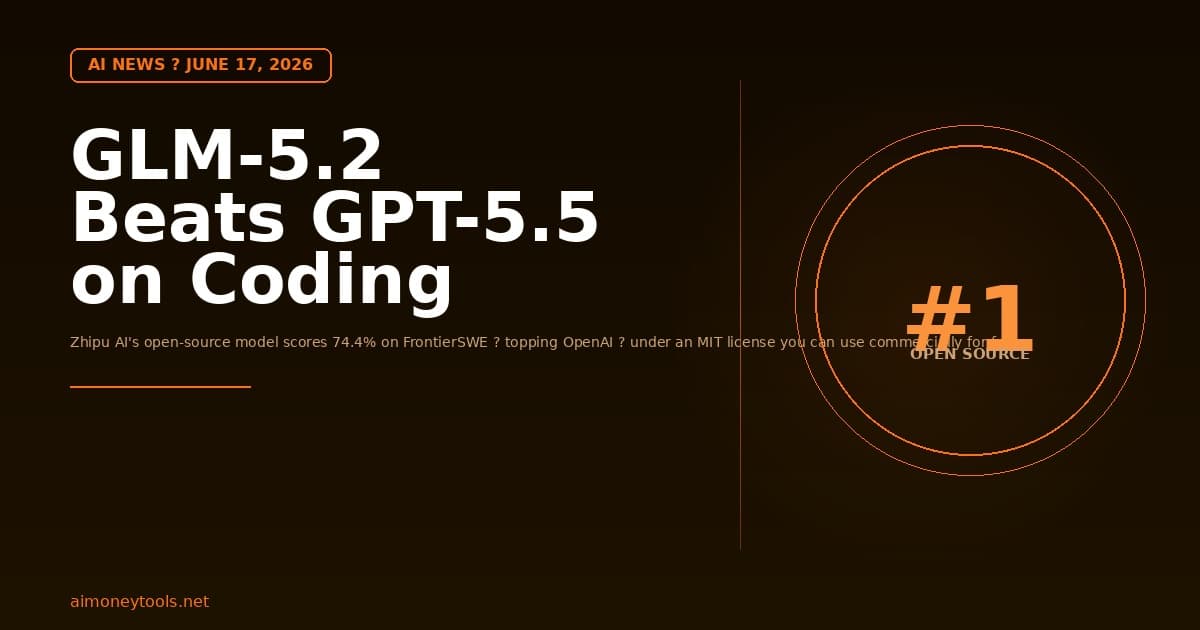 GLM-5.2: The Free Open-Source AI Model That Just Beat GPT-5.5 on Coding