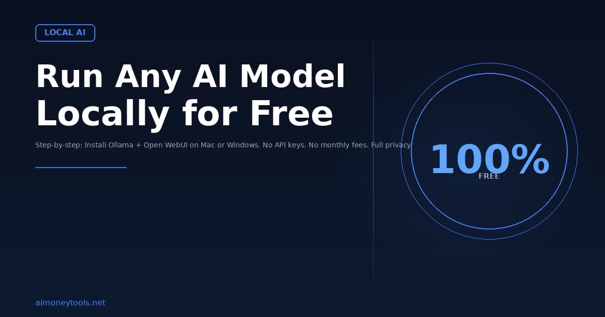 How to Install Ollama and Open WebUI: Run AI Models Locally for Free (2026)