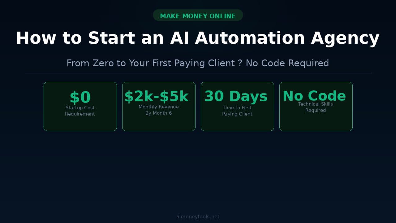 How to Start an AI Automation Agency in 2026 (From Zero, No Experience Needed)