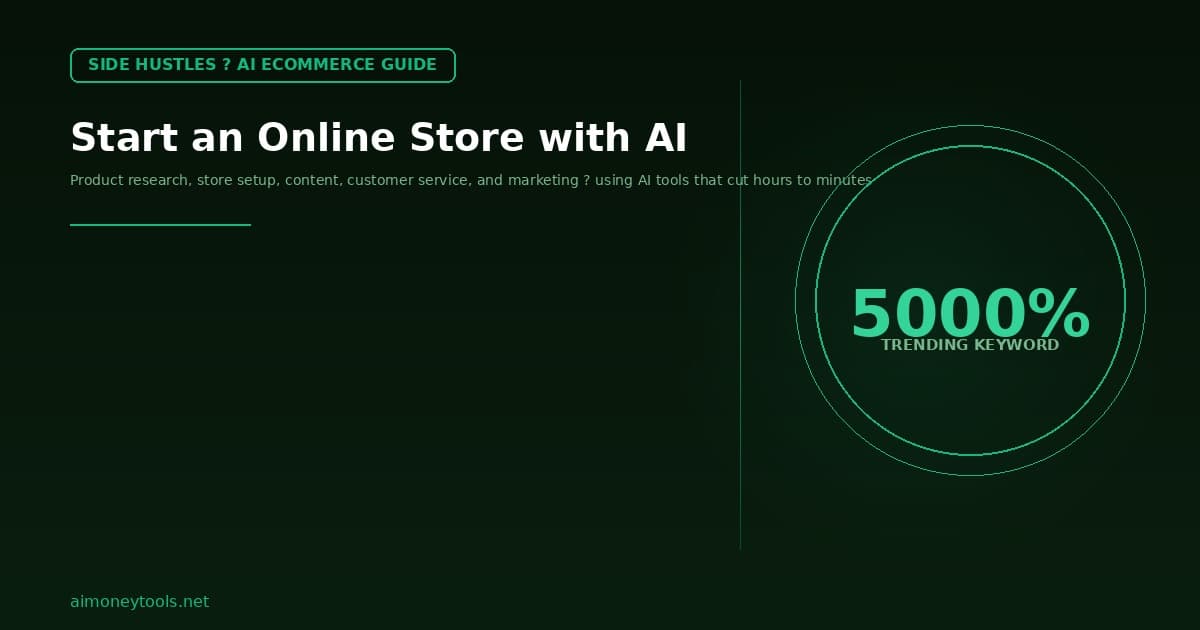 How to Start an Online Store Using AI Tools in 2026