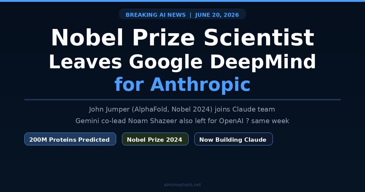 Google's AI Brain Drain: Nobel Scientist John Jumper Joins Anthropic (What It Means for Claude)