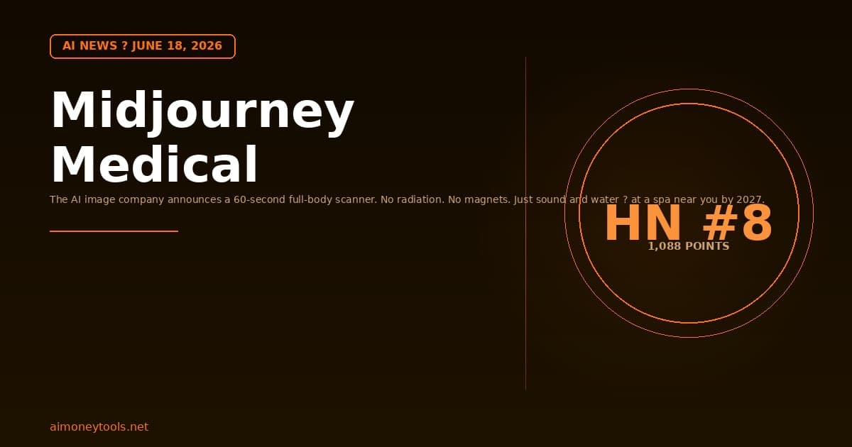Midjourney Medical: The AI Company Is Now Building a 60-Second Full-Body Scanner