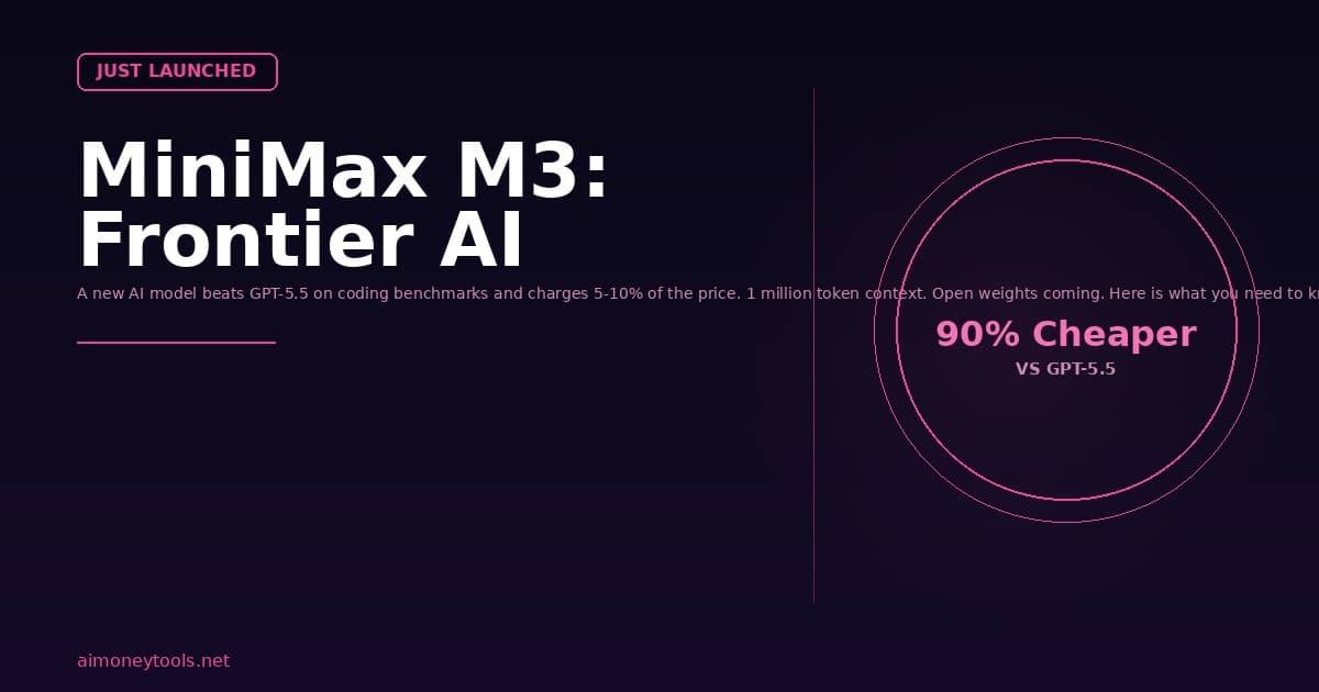 MiniMax M3 Review: The AI That Beats GPT-5.5 at 5-10% of the Price (2026)