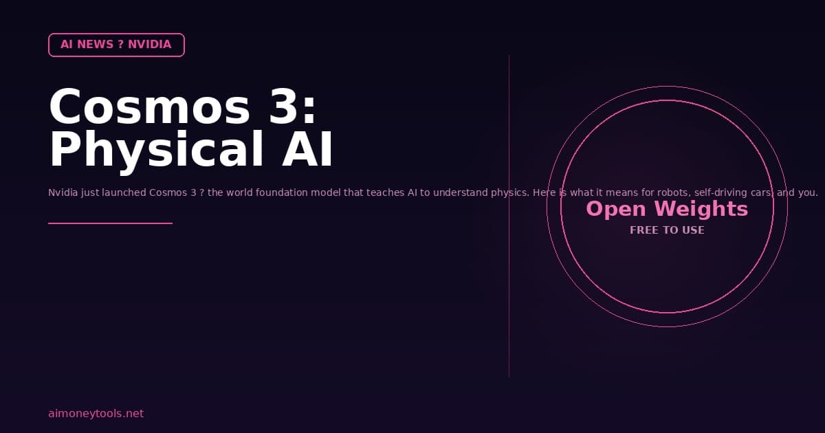 Nvidia Launches Cosmos 3 and New AI Model Suite: What Beginners Need to Know