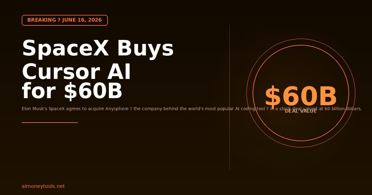 SpaceX Buys Cursor AI for $60 Billion: What It Means for Developers