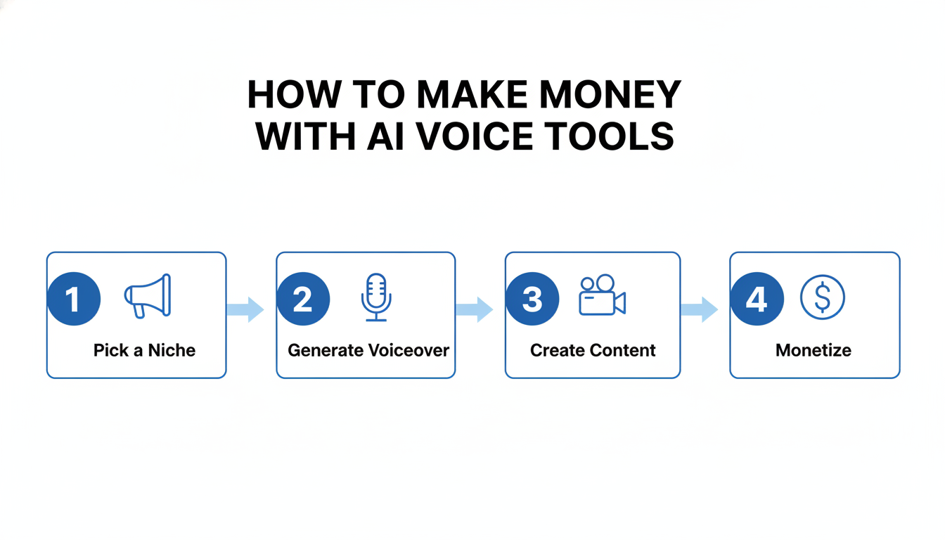 How to make money with AI voice tools — 4-step process