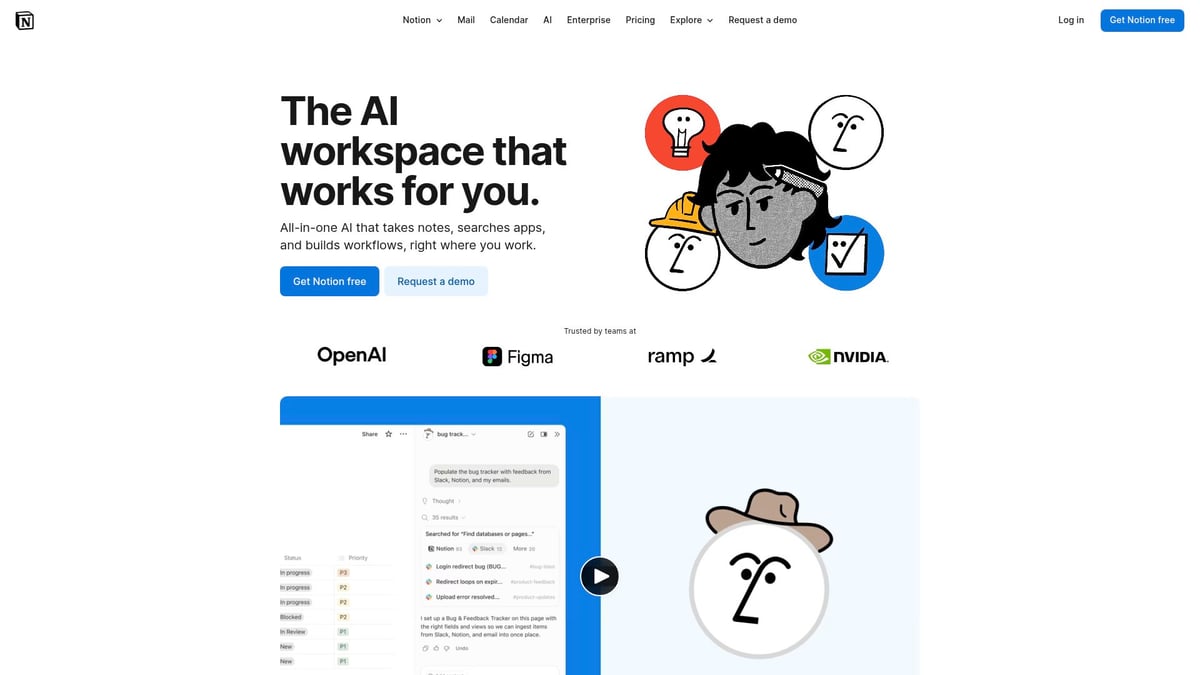 Top 12 Best AI Tools to Transform Your Workflow in 2025 - Notion AI