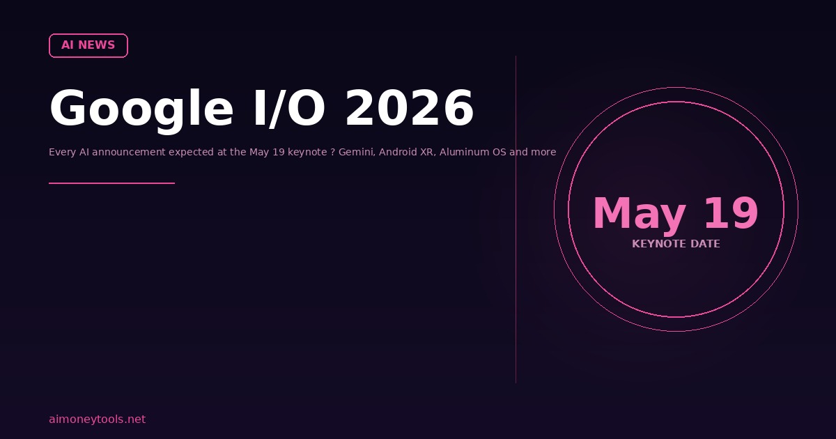 Google I/O 2026: Every AI Announcement to Expect (May 19 Preview)