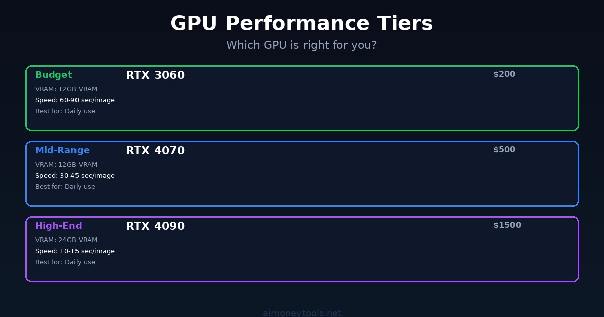 GPU performance tiers