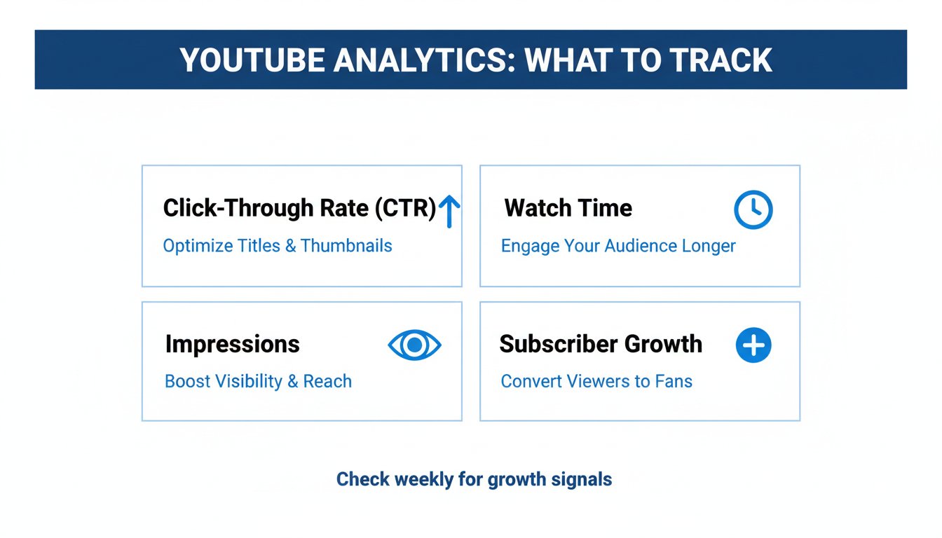 YouTube Analytics metrics to track for channel growth